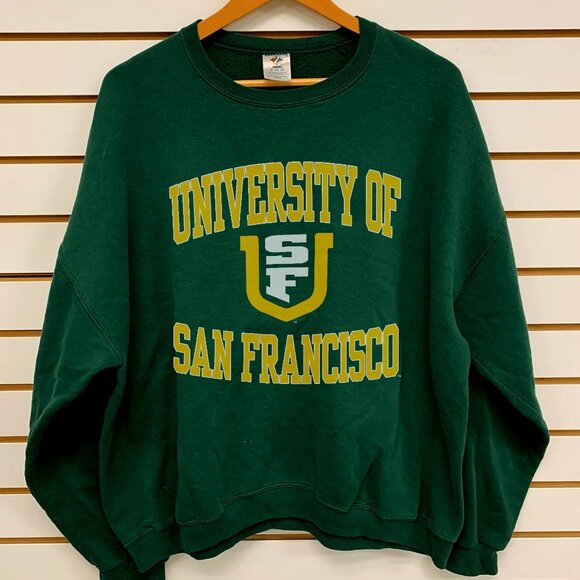 Vintage University Of San Francisco Champion Sweatshirt, USF Shirt For Men Women - Picture 1 of 2